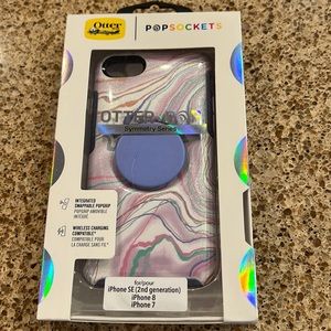 Otter box & PopSocket iPhone 7,8, SE case